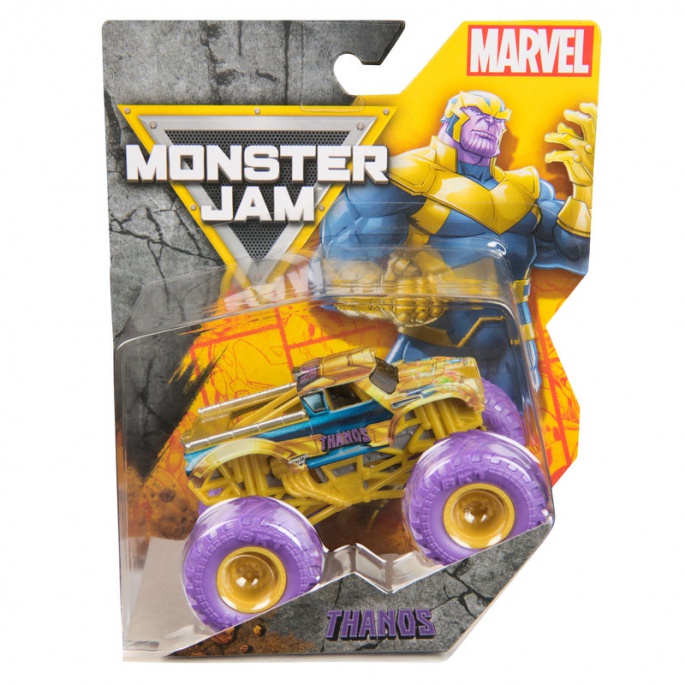 Monster Jam Marvel Thanos sběratelský Monster Truck 1:64