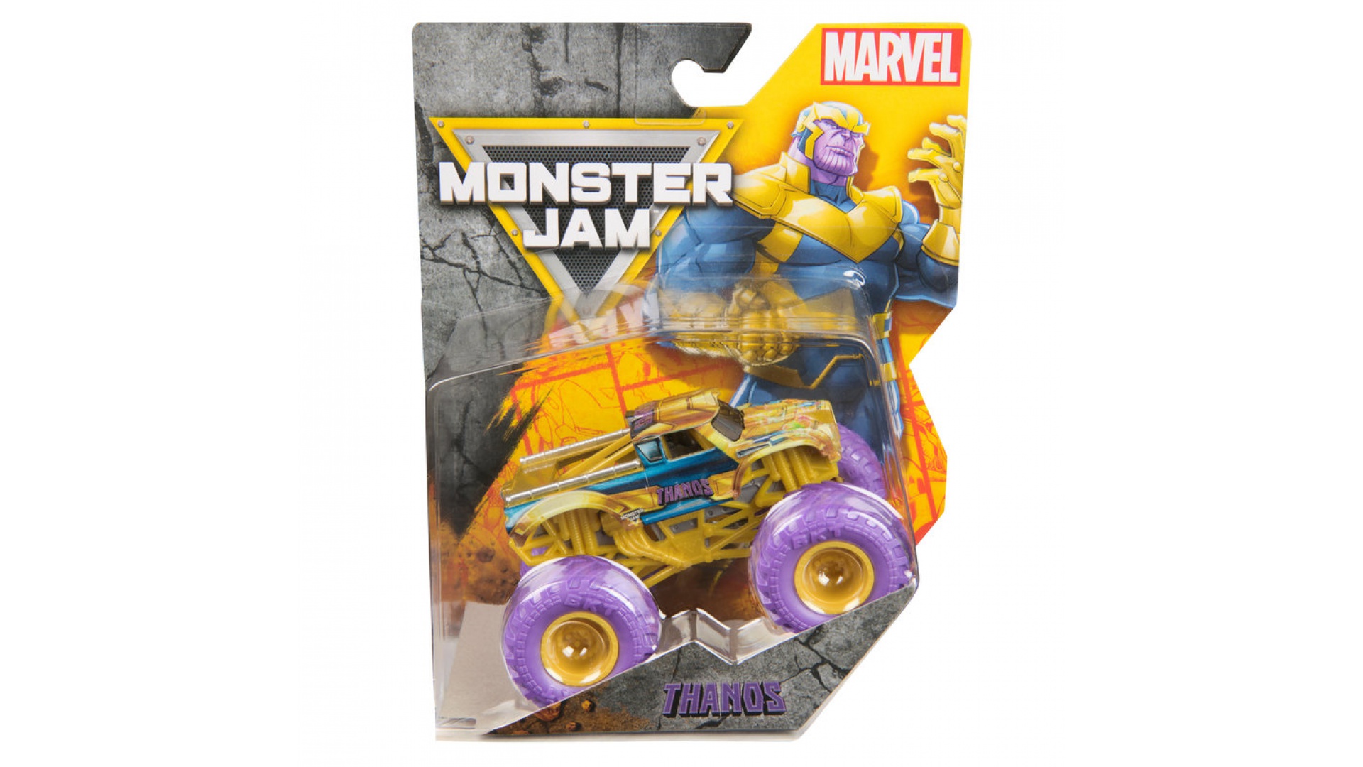 Monster Jam Marvel Thanos zberateľský Monster Truck 1:64