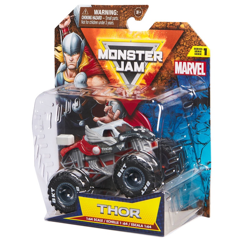 Monster Jam Marvel Thos s1 sběratelský Monster Truck 1:64
