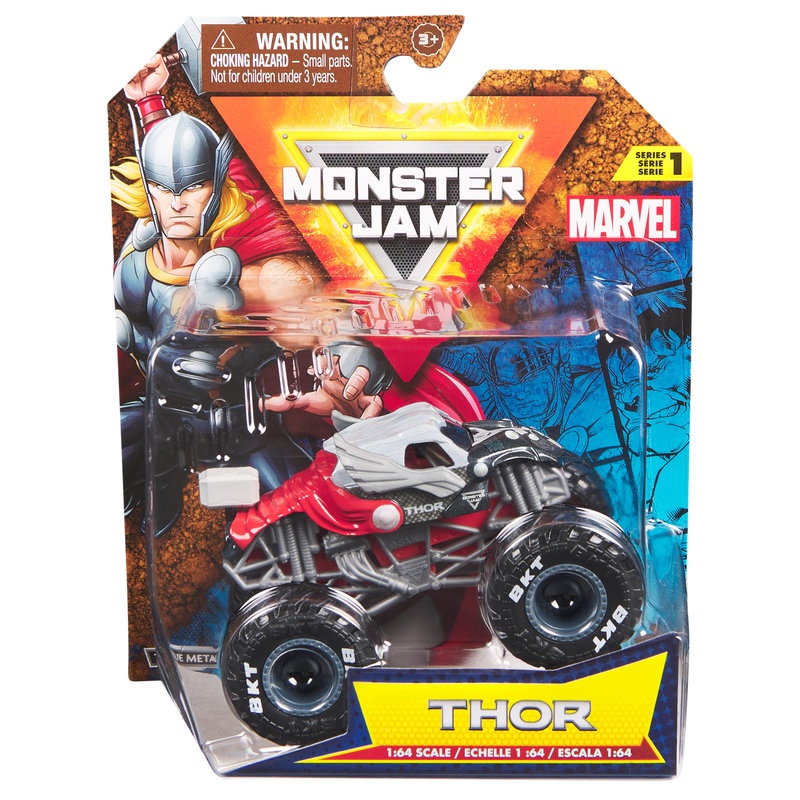 Monster Jam Marvel Thos s1 sběratelský Monster Truck 1:64