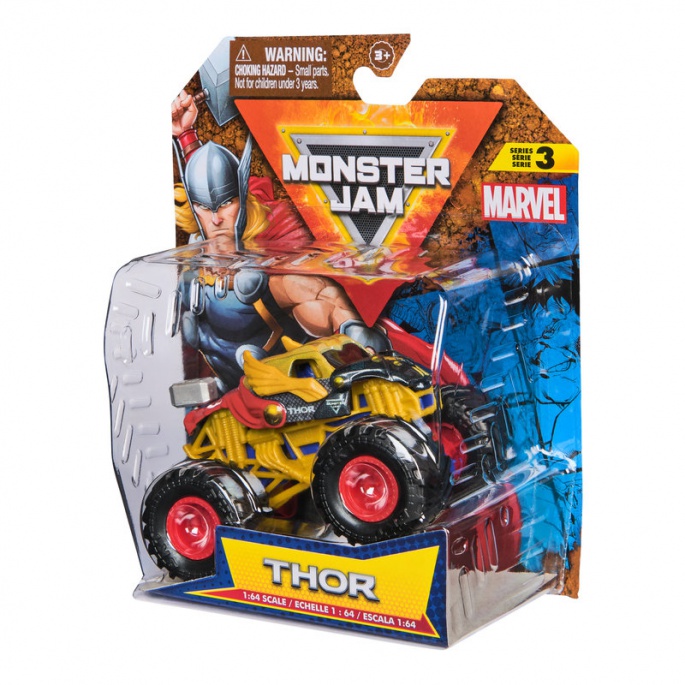 Monster Jam Marvel Thos s3 sběratelský Monster Truck 1:64