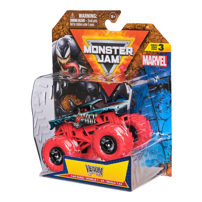 Monster Jam Marvel Venom s3 sběratelský Monster Truck 1:64