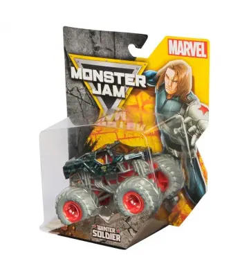 Monster Jam Marvel Winter Soldier Monster Truck da collezione 1:64