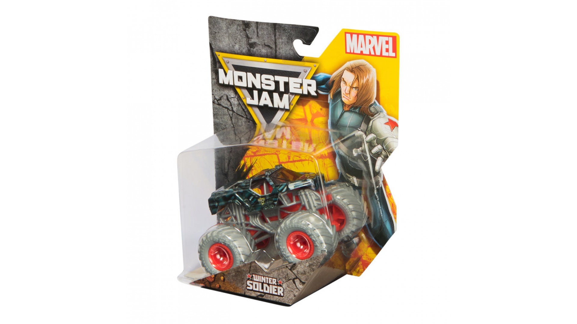 Levně Monster Jam Marvel Winter Soldier sběratelský Monster Truck 1:64