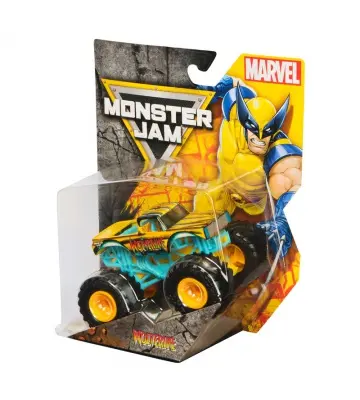 Monster Jam Marvel Wolverine Monster Truck da collezione 1:64