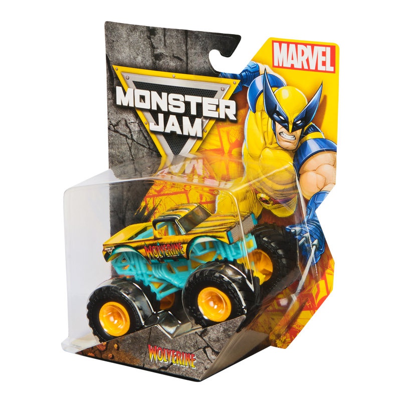 Monster Jam Marvel Wolverine sběratelský Monster Truck 1:64
