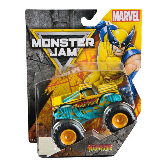 Monster Jam Marvel Wolverine sběratelský Monster Truck 1:64