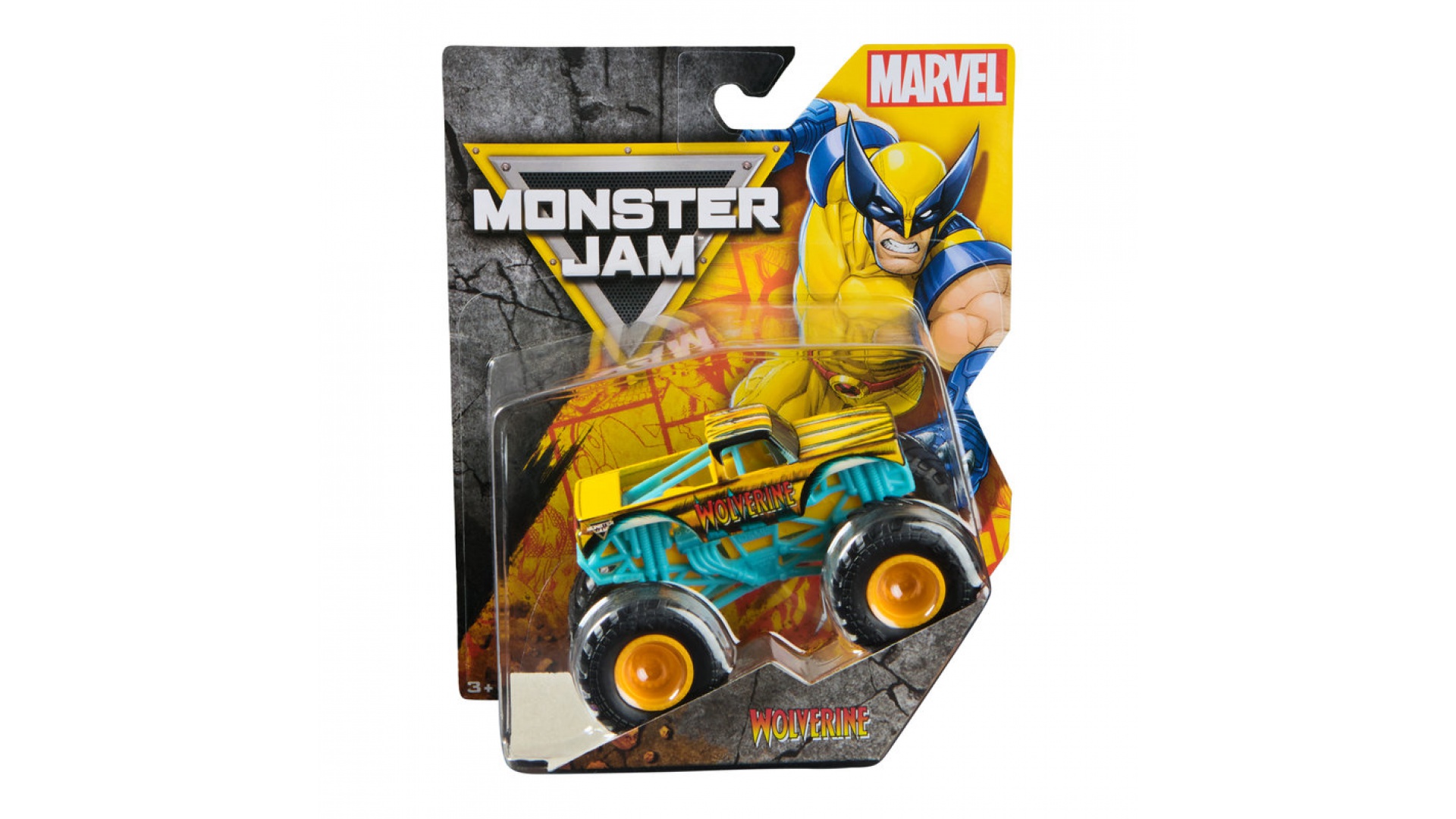 Monster Jam Marvel Wolverine zberateľský Monster Truck 1:64