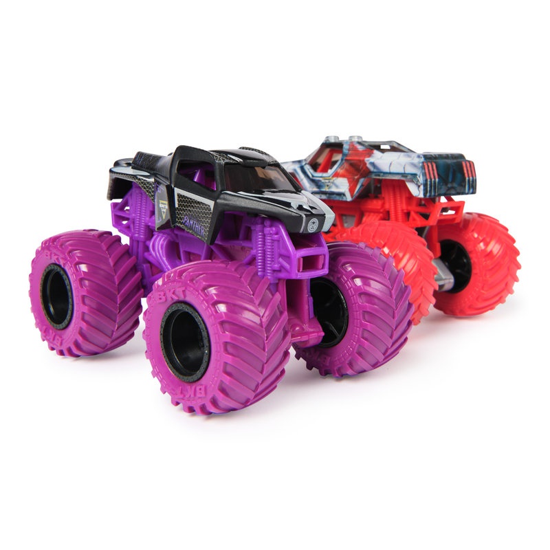 Monster Jam Black Panther vs Winter Soldier sada 2 Monster Trucků 1:64