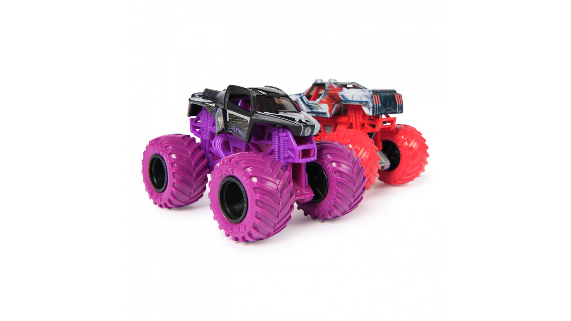 Monster Jam Black Panther vs Winter Soldier sada 2 Monster Truckov 1:64