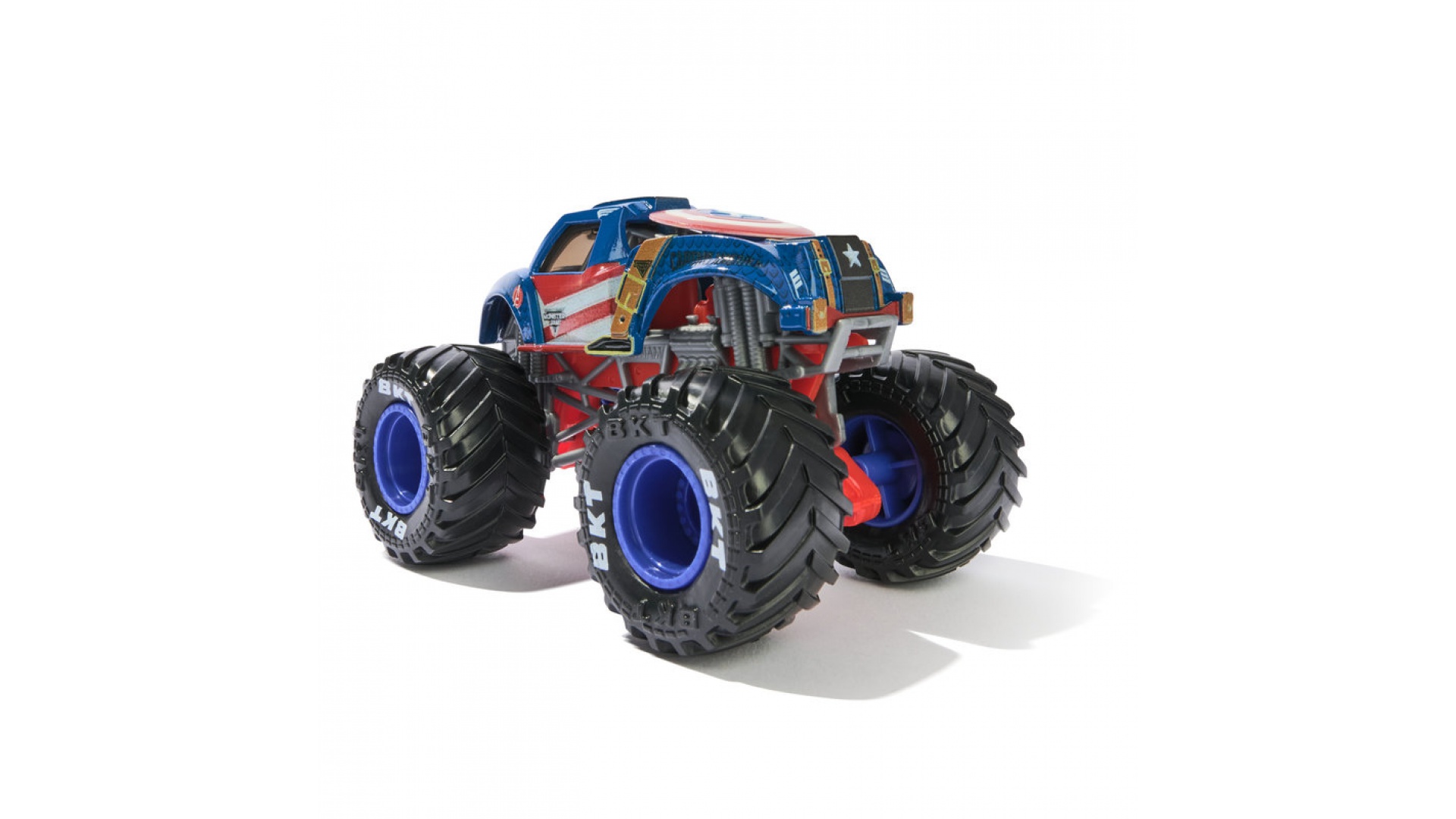Monster Jam Captain America vs Winter Soldier sada 2 Monster Truckov 1:64