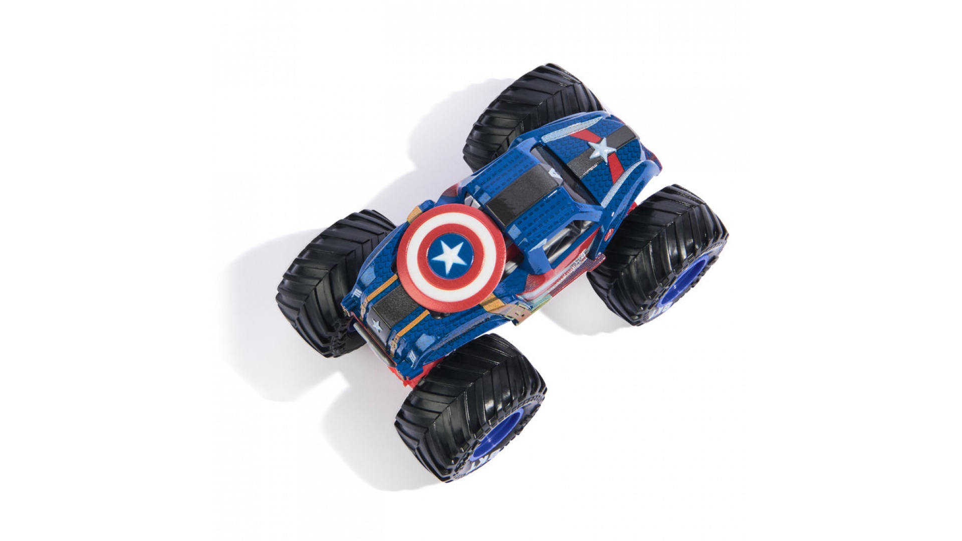 Monster Jam Captain America vs Winter Soldier sada 2 Monster Truckov 1:64