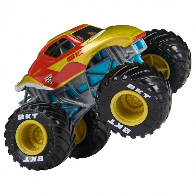 Monster Jam IronMan vs War Machine sada 2 Monster Trucků 1:64