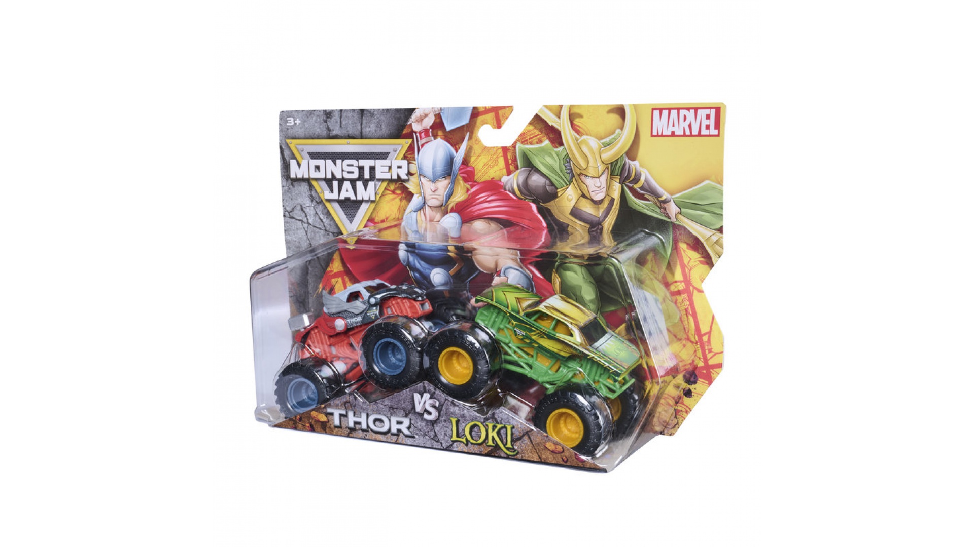 Levně Monster Jam Loki vs Thor sada 2 Monster Trucků 1:64