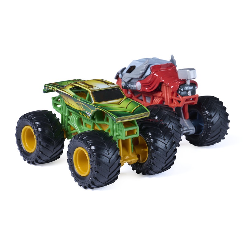 Monster Jam Loki vs Thor sada 2 Monster Trucků 1:64