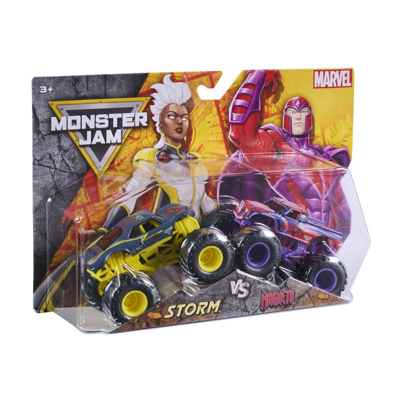 Monster Jam Storm vs Magneto sada 2 Monster Trucků 1:64