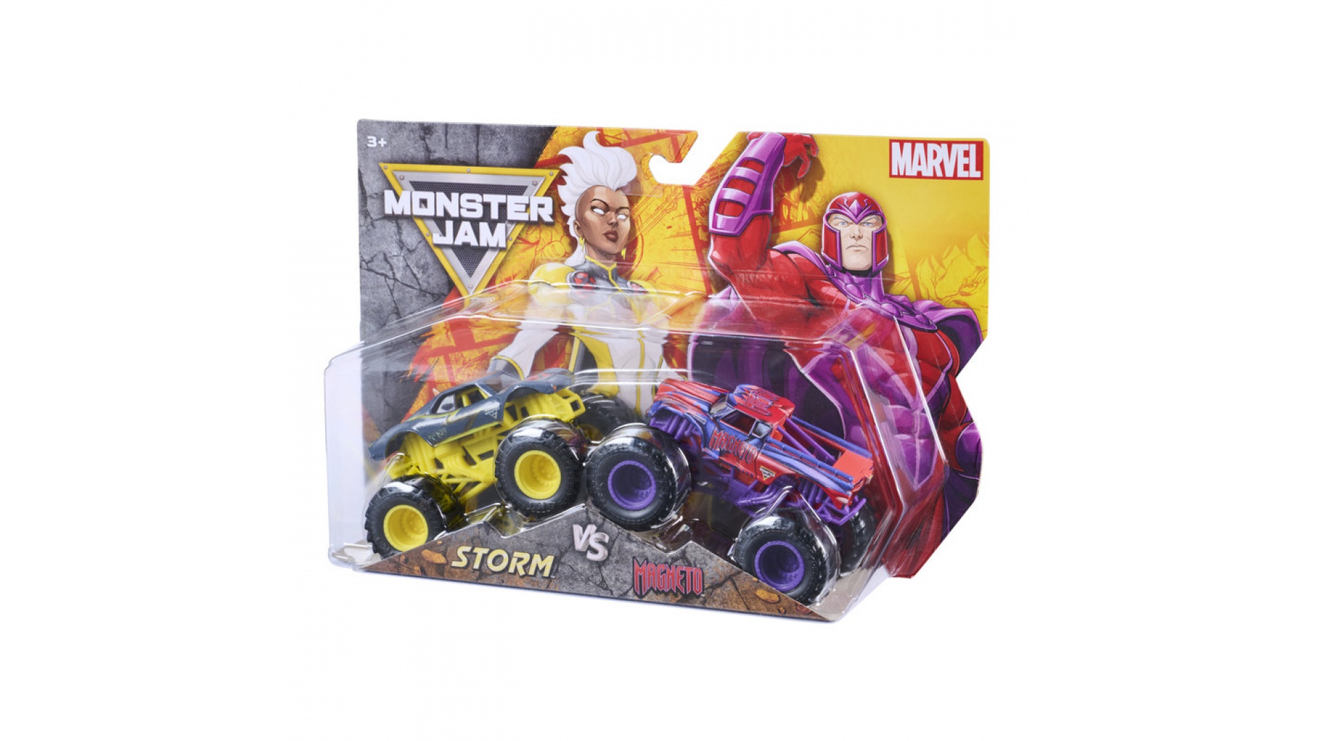 Monster Jam Storm vs Magneto sada 2 Monster Truckov 1:64