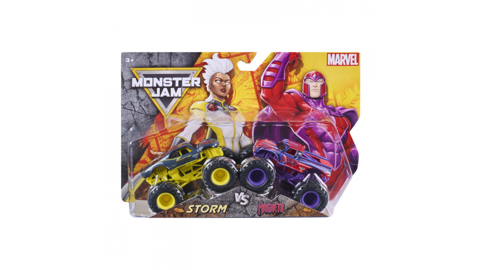 Monster Jam Storm vs Magneto sada 2 Monster Truckov 1:64