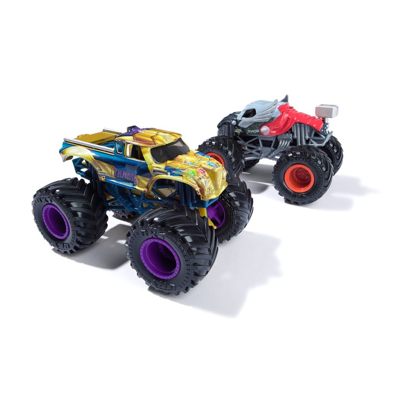 Monster Jam Thanos vs Thor sada 2 Monster Trucků 1:64