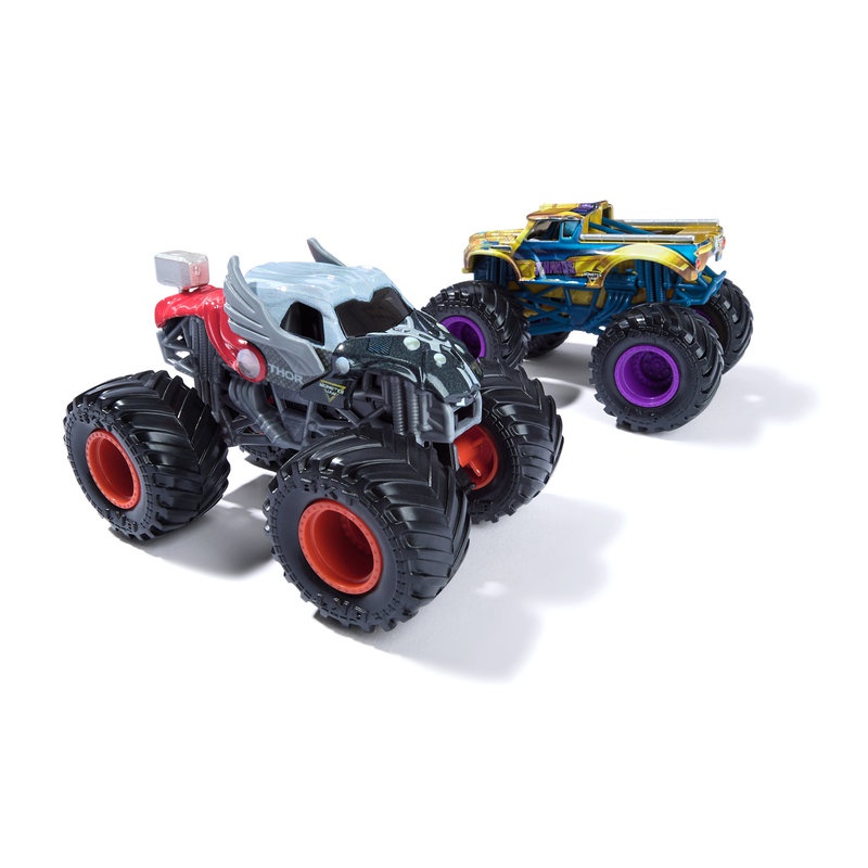 Monster Jam Thanos vs Thor sada 2 Monster Trucků 1:64