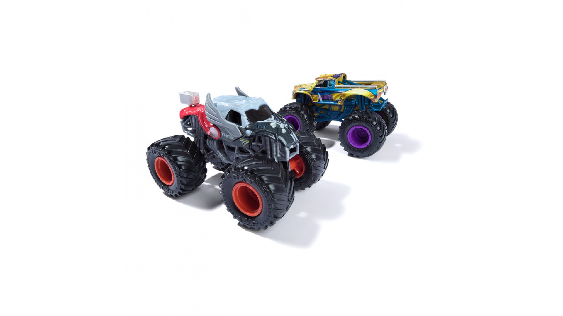 Monster Jam Thanos vs Thor sada 2 Monster Truckov 1:64
