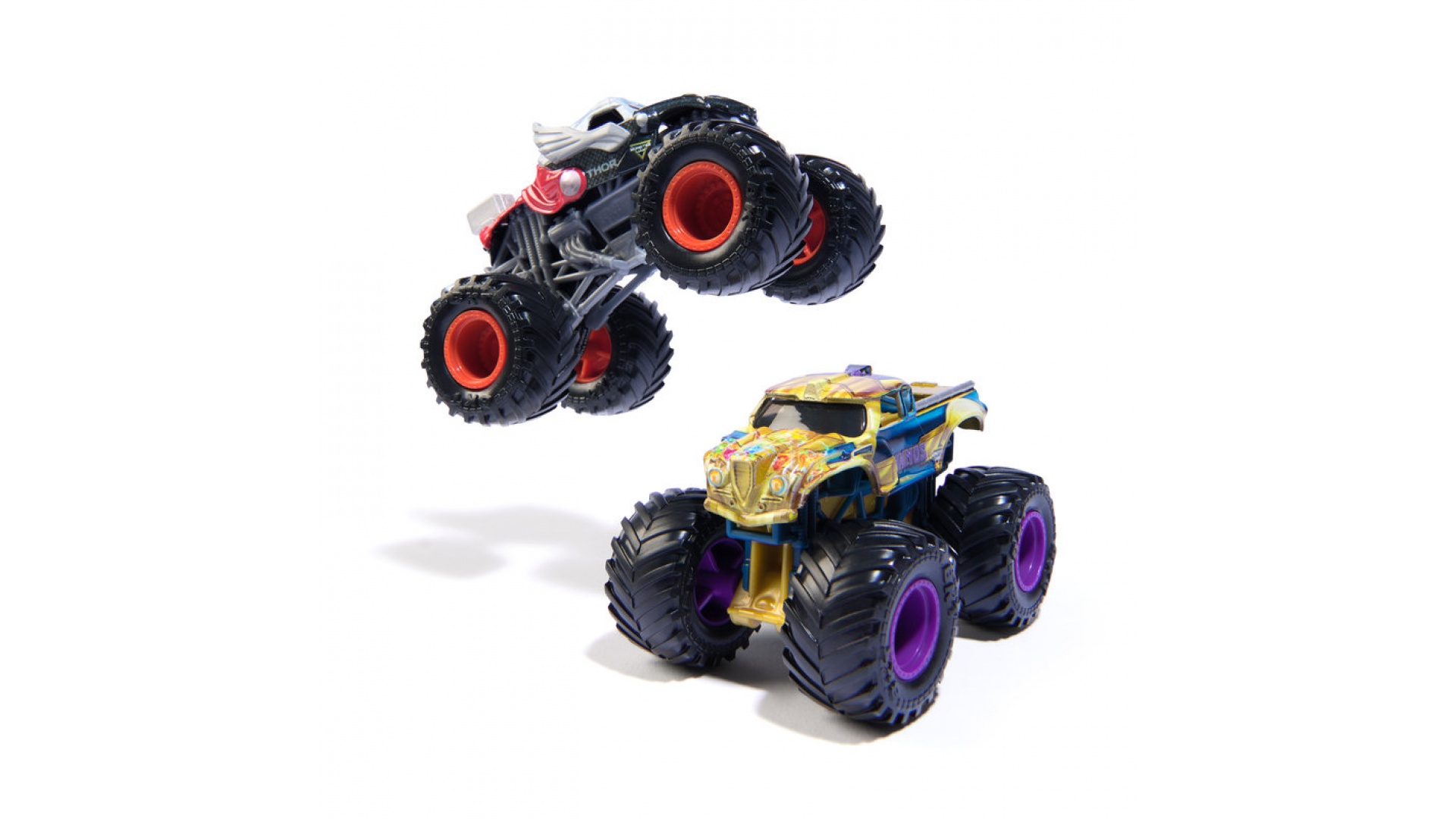 Monster Jam Thanos vs Thor sada 2 Monster Truckov 1:64