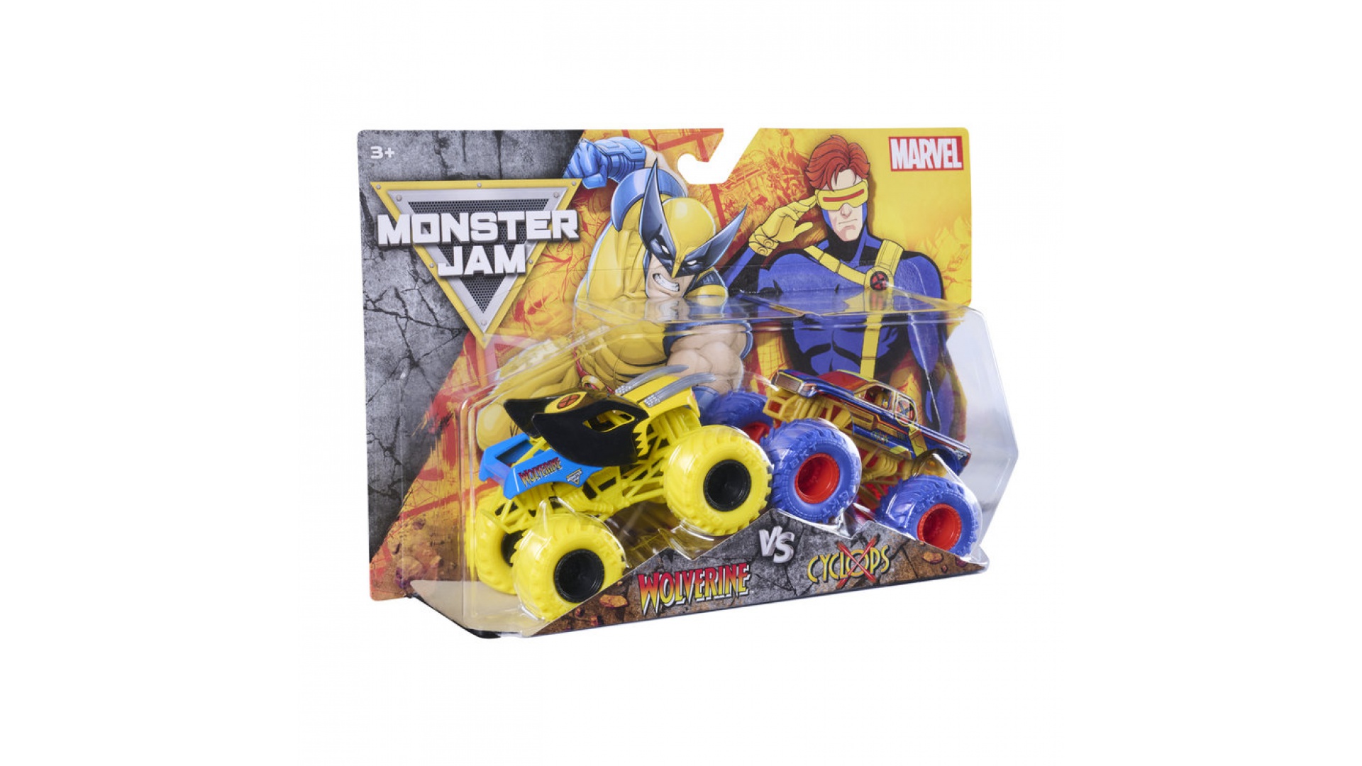 Levně Monster Jam Wolvverine vs Cyclops sada 2 Monster Trucků 1:64