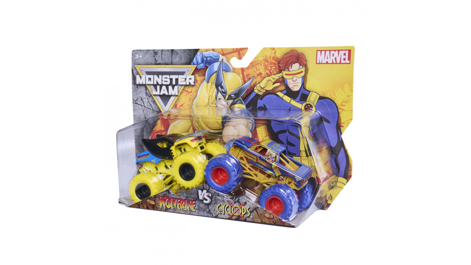 Monster Jam Wolvverine vs Cycloid sada 2 Monster Truckov 1:64