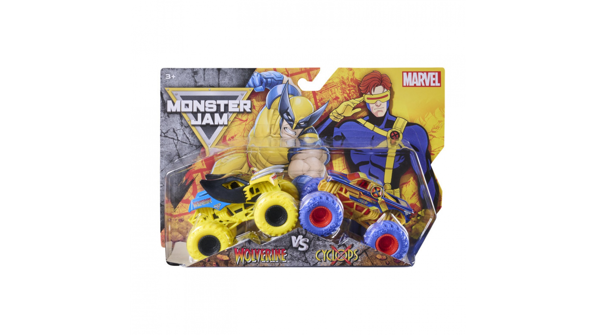 Monster Jam Wolvverine vs Cycloid sada 2 Monster Truckov 1:64