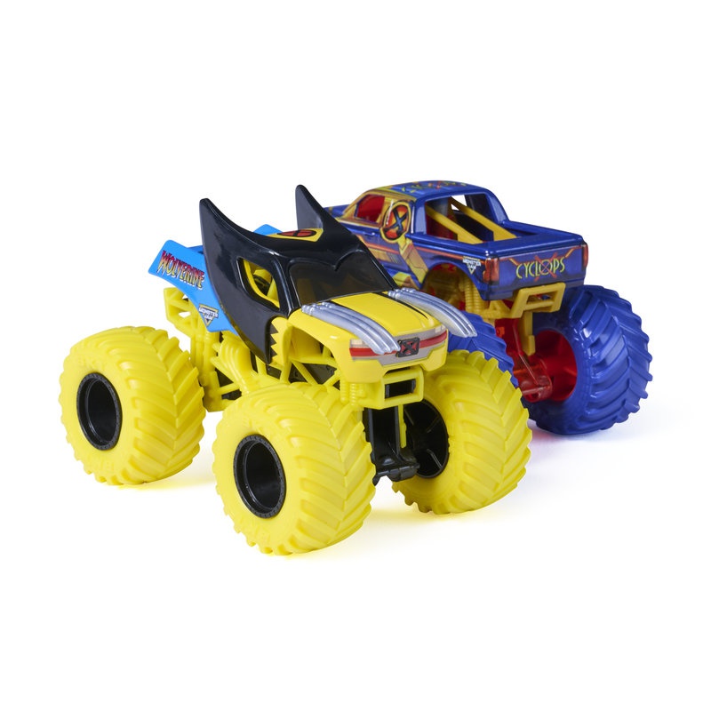 Monster Jam Wolvverine vs Cyclops sada 2 Monster Trucků 1:64