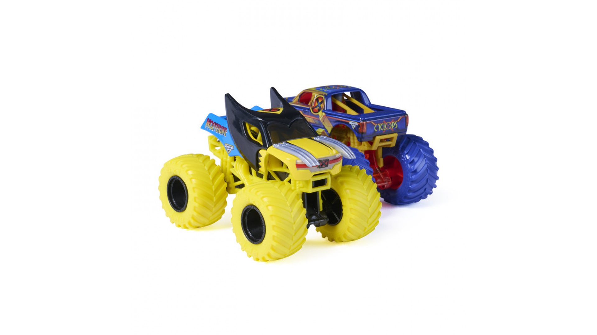 Monster Jam Wolvverine vs Cycloid sada 2 Monster Truckov 1:64