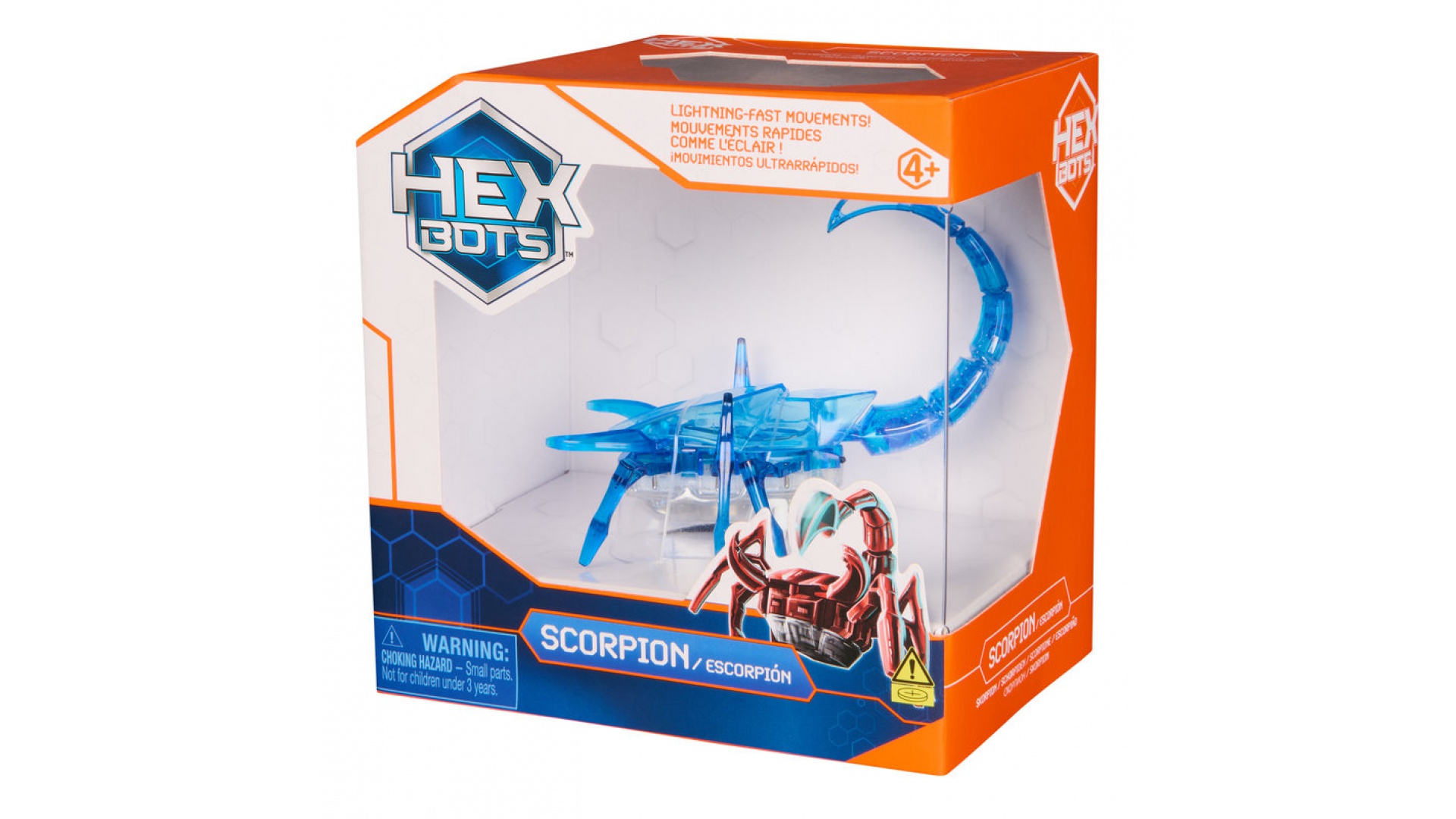 Hex Bots lezúci škorpión modrý