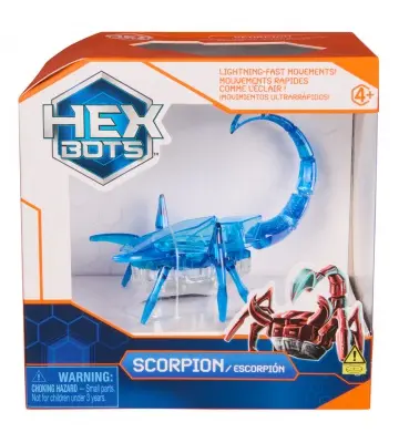Hex Bots kriechender Skorpion blau