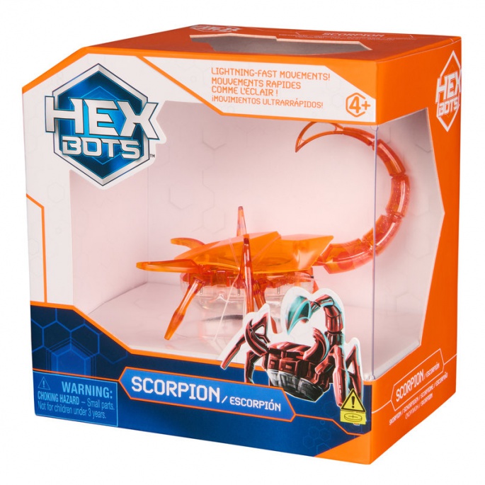 Hex Bots lezoucí škorpion oranžový