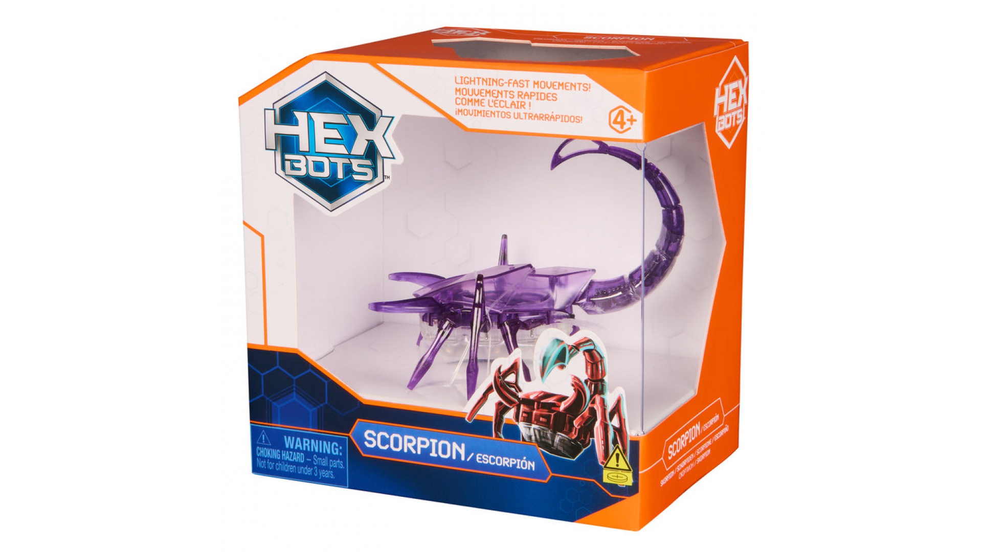Hex Bots lezúci škorpión fialový