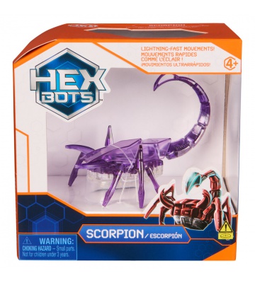 Hex Bots lezoucí škorpion fialový