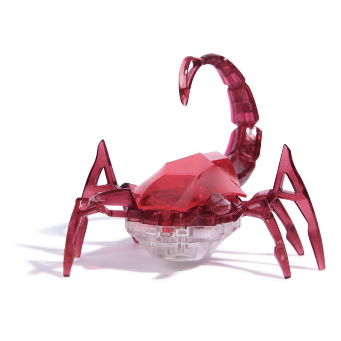 Hex Bots lezoucí škorpion červený