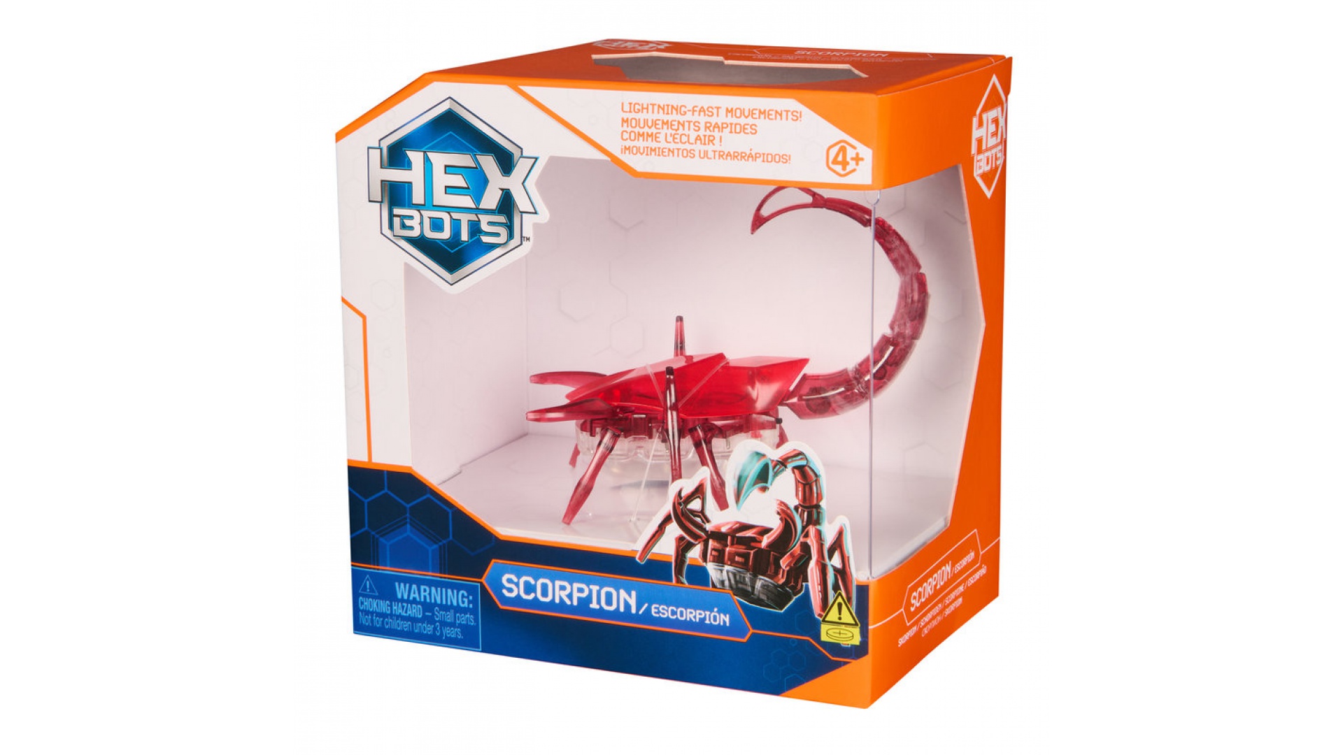 Hex Bots lezúci škorpión červený