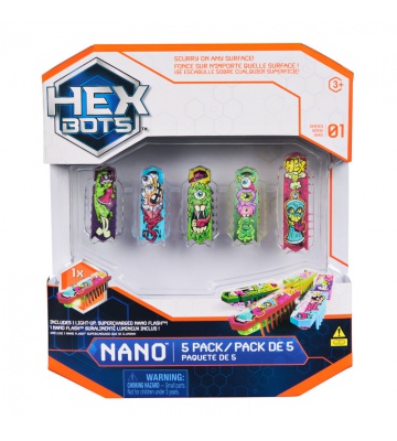 Hex Bots Nano sada 5 miniaturních robotických brouků