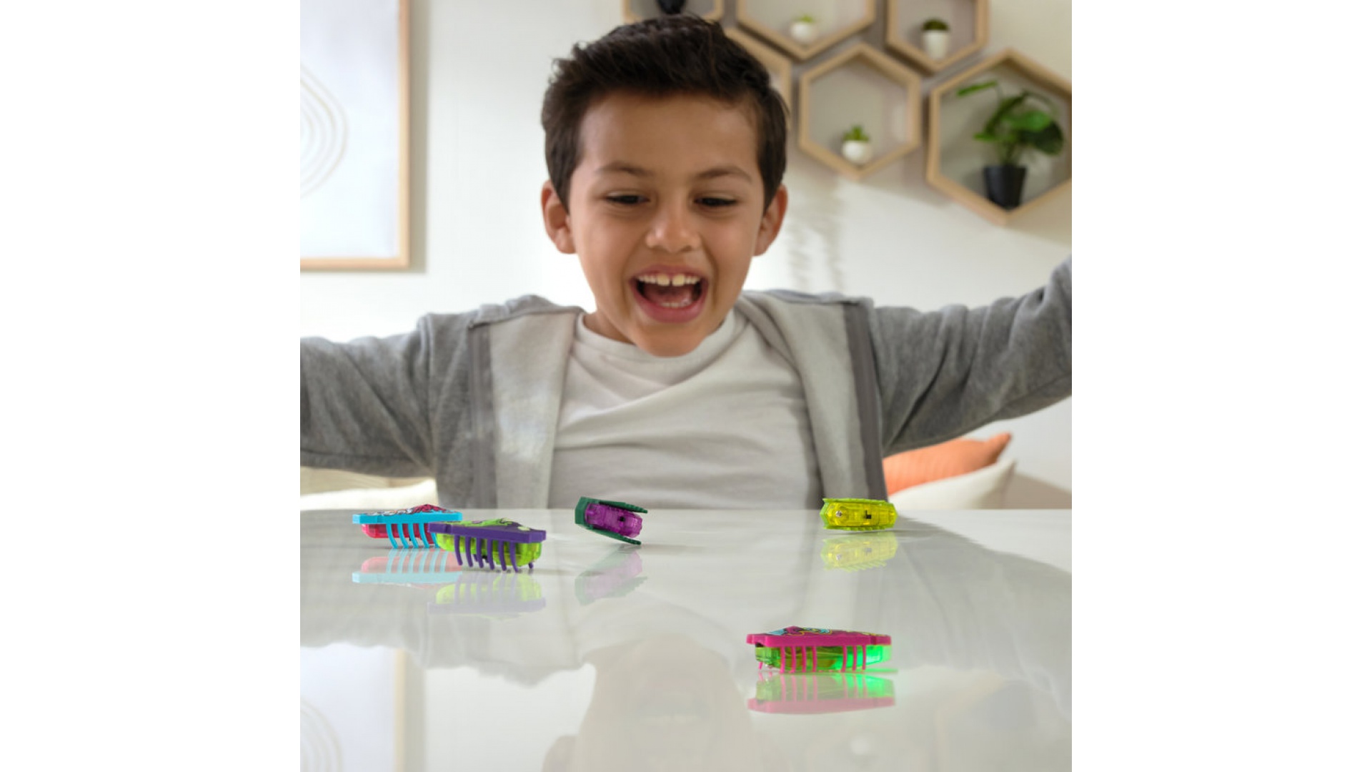 Hex Bots Nano sada 5 miniatúrnych robotických chrobákov