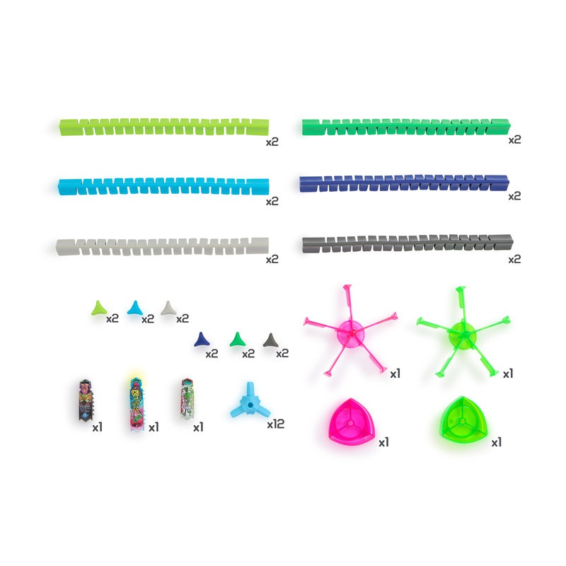 Hex Bots Nano Land sada 3 miniaturních robotických brouků a jejich hřiště