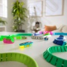 Hex Bots Nano Land sada 3 miniaturních robotických brouků a jejich hřiště