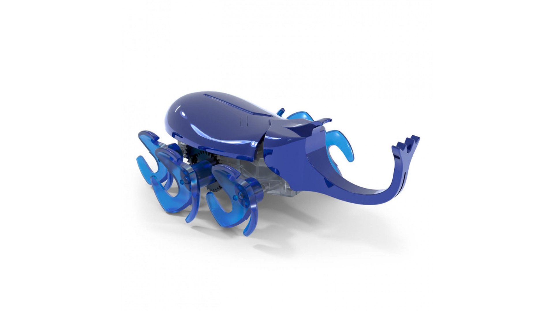 Hex Bots lezúci Rhino Beetle modrý