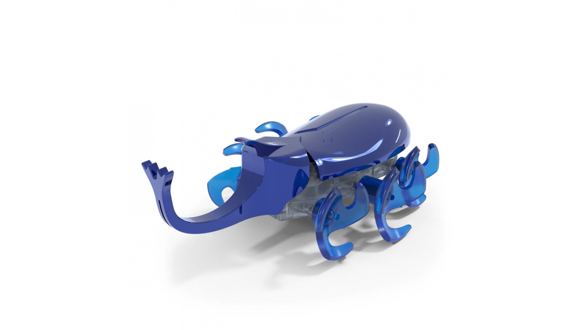 Hex Bots lezúci Rhino Beetle modrý
