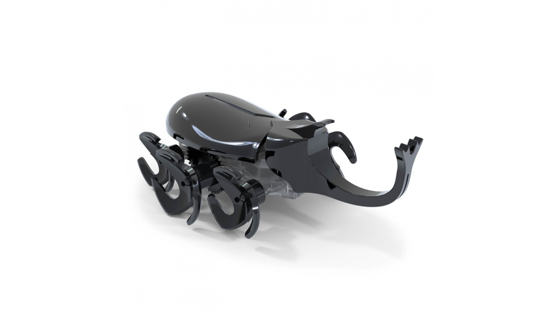Hex Bots lezúci Rhino Beetle sivý