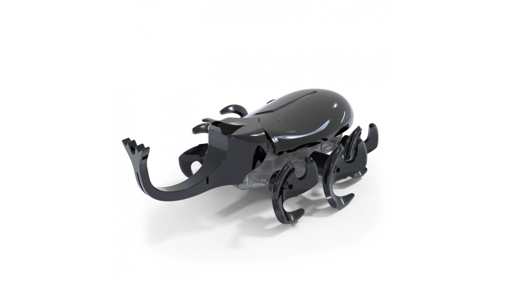 Hex Bots lezúci Rhino Beetle sivý
