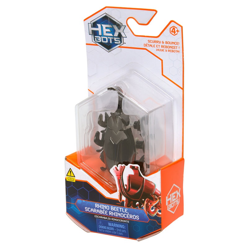 Hex Bots lezoucí Rhino Beetle šedý