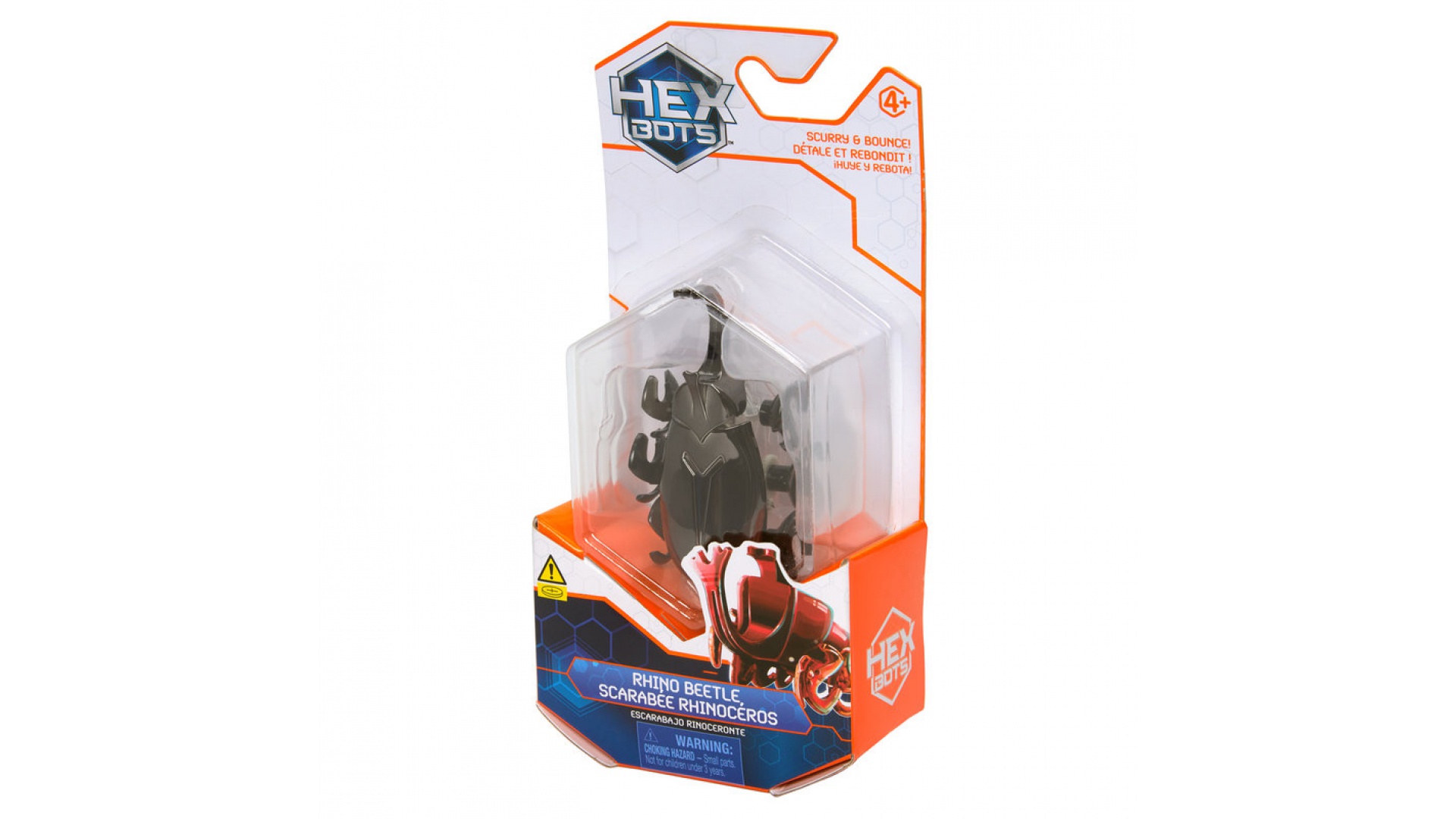 Hex Bots lezúci Rhino Beetle sivý