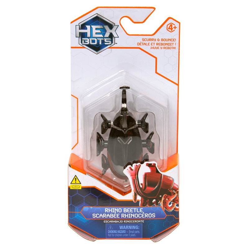 Hex Bots lezoucí Rhino Beetle šedý