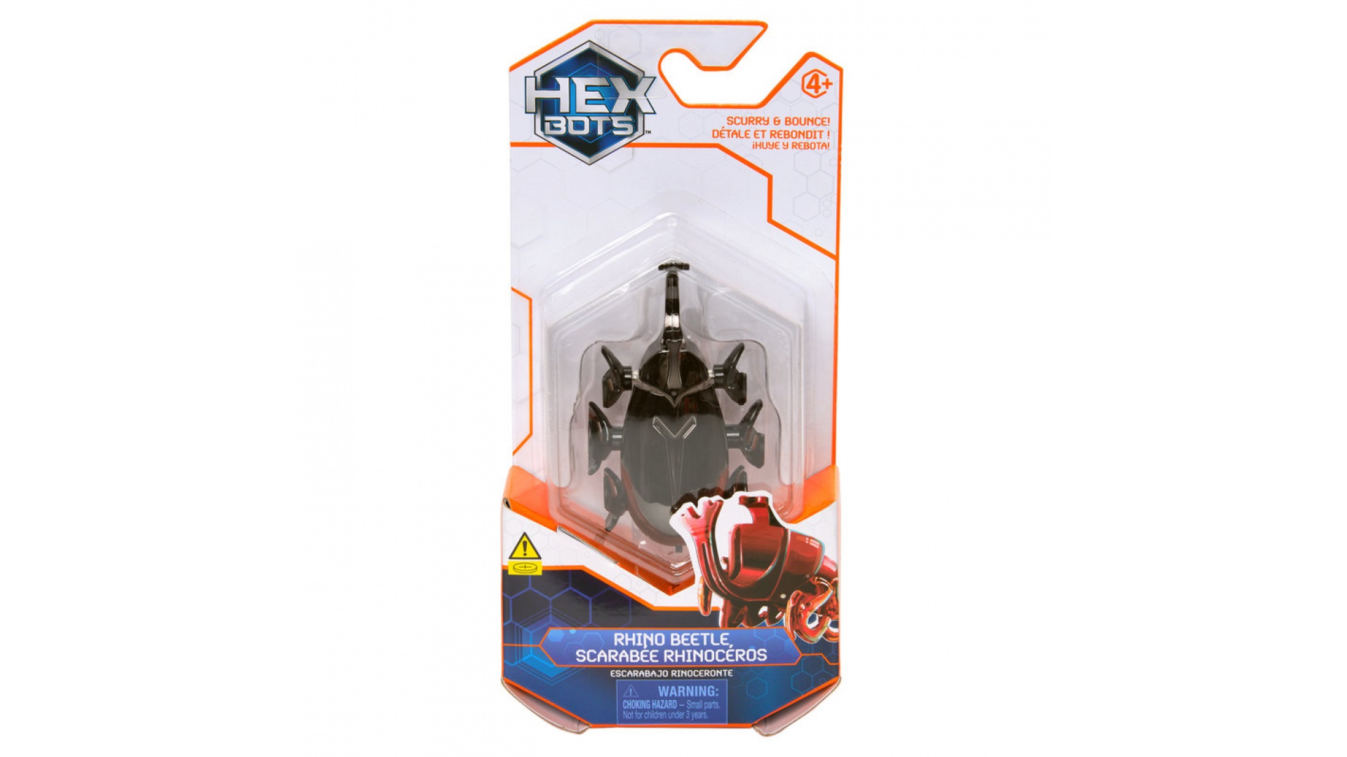 Levně Hex Bots lezoucí Rhino Beetle šedý